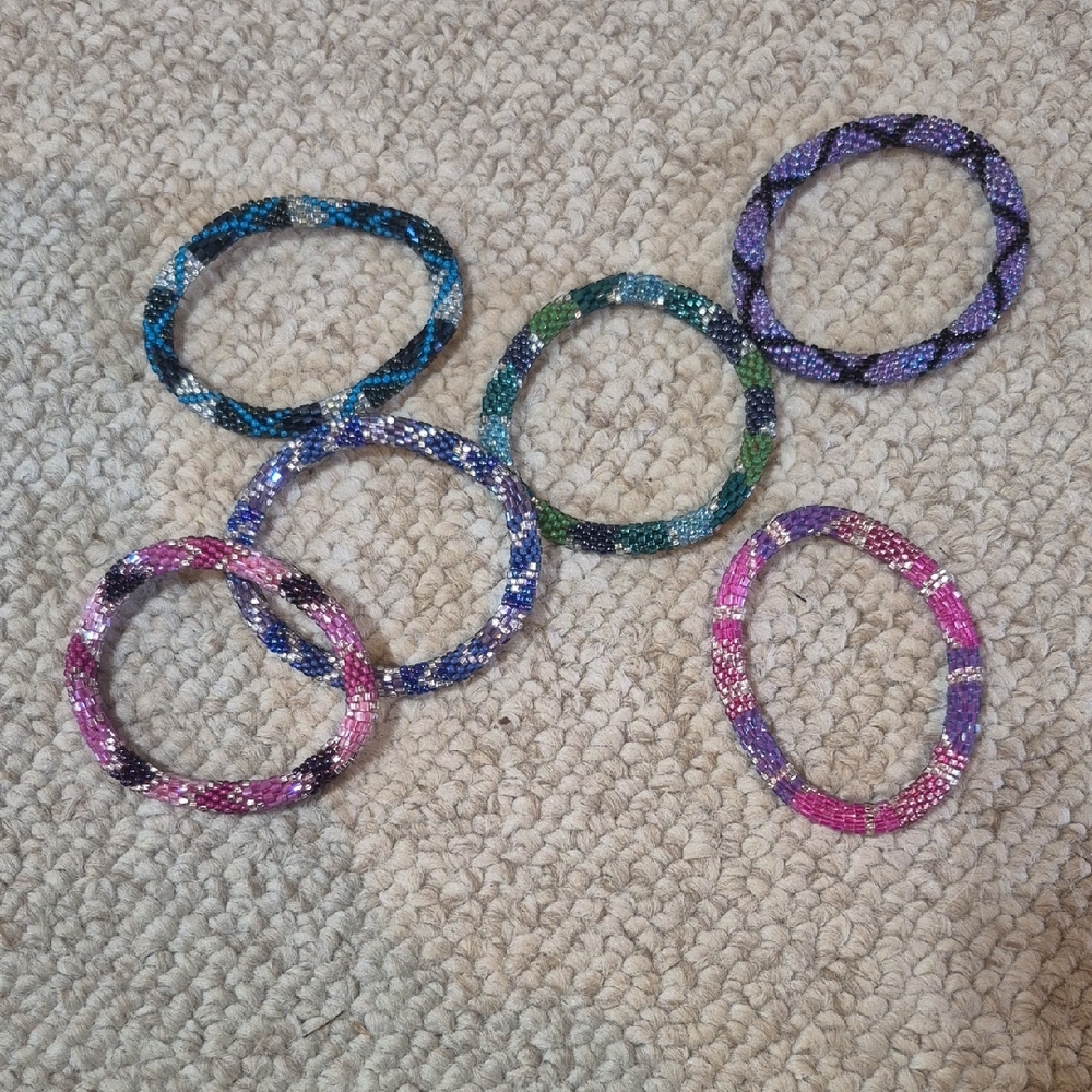 Beaded Bracelet Lot